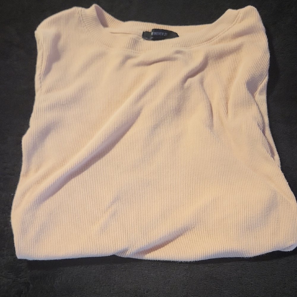 Forever 21 Brown Tan Sleeveless Crop Top